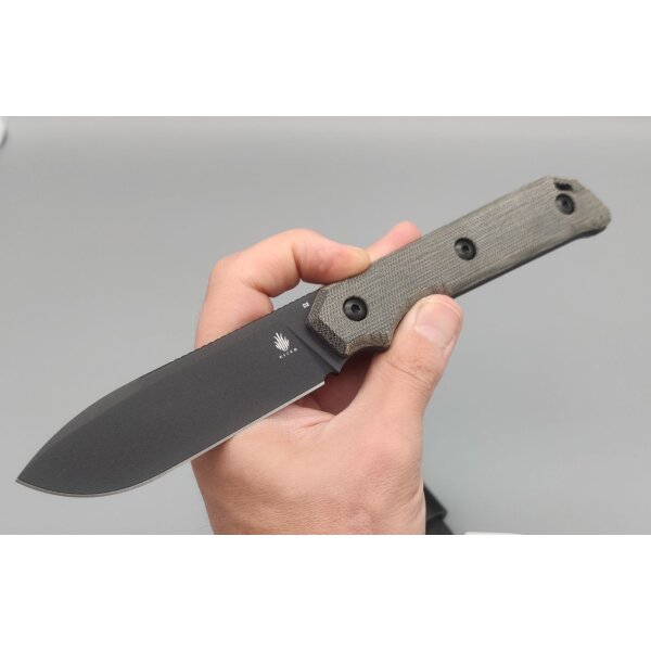 Kizer BEGLEITER FIXED Fahrtenmesser D2 Stahl