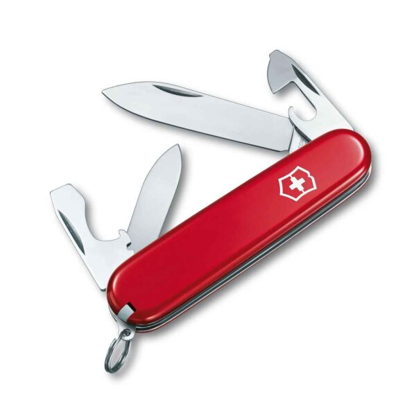 Victorinox Recruit Taschenmesser 10 Funktionen Rot
