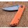 Real Steel Luna Lite orange / black Messer Taschenmesser Slipjoint Folder D2 Stahl