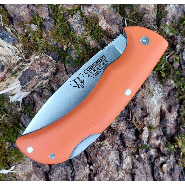 Cudeman ATHENEA 345-L Backlock G10 Orange
