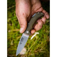 Cudeman ATHENEA 345-F Backlock Canvas Micarta
