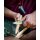 Cudeman ATHENEA 345-FF Backlock Canvas Micarta mit Lederetui