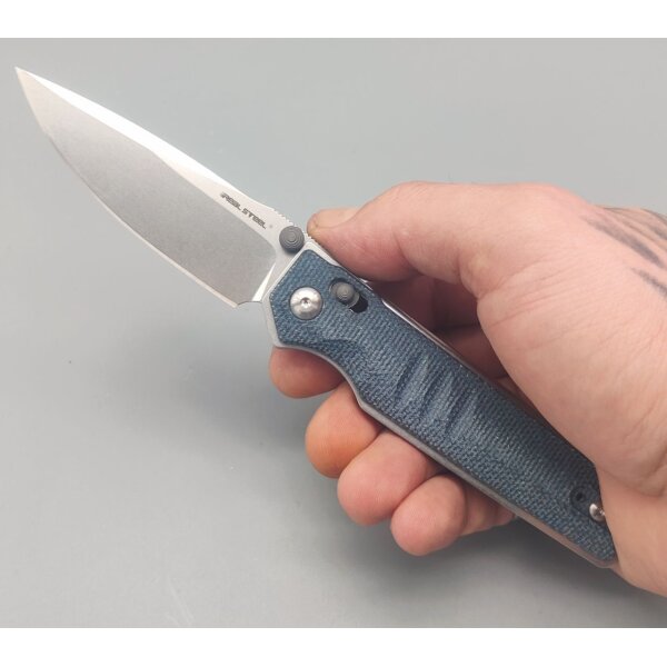 Real Steel RSK Sacra Denim Micarta