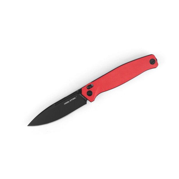 Real Steel RSK Messer HUGINN red / black G10