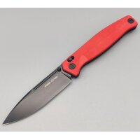 Real Steel RSK Messer HUGINN red / black G10