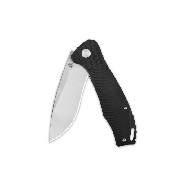 QSP Knife Raven Black 2 tone satin finish Taschenmesser