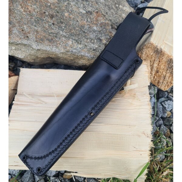 Joker Nomad 6.5 N695 Micarta Schwarz inkl. Paracord Lederscheide