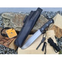 Joker Nomad 6.5 N695 Micarta Schwarz inkl. Feuerstarter...