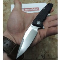 Artisan Cutlery PREDATOR BLACK Messer Taschenmesser D2 Stahl G10 Kugellager