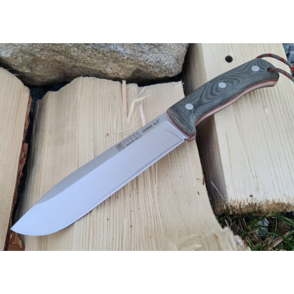 Joker Nomad 6.5 N695 Micarta Grün inkl. Paracord Lederscheide