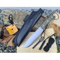 Joker Nomad 6.5 N695 Micarta Gr&uuml;n inkl. Feuerstarter...
