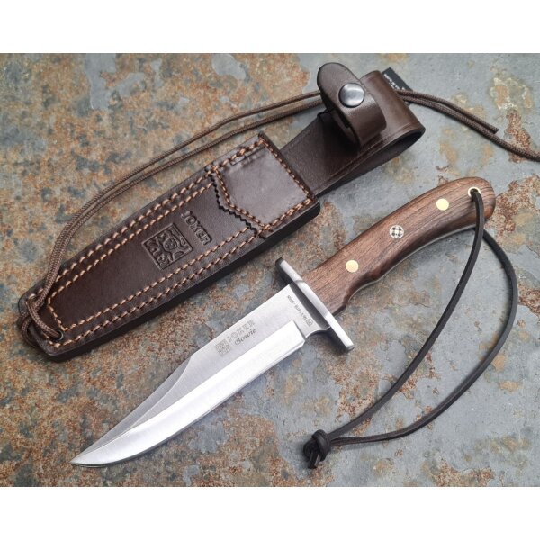 Joker Bowie Walnut 4116 Walnussholz Braun inkl. Lederscheide