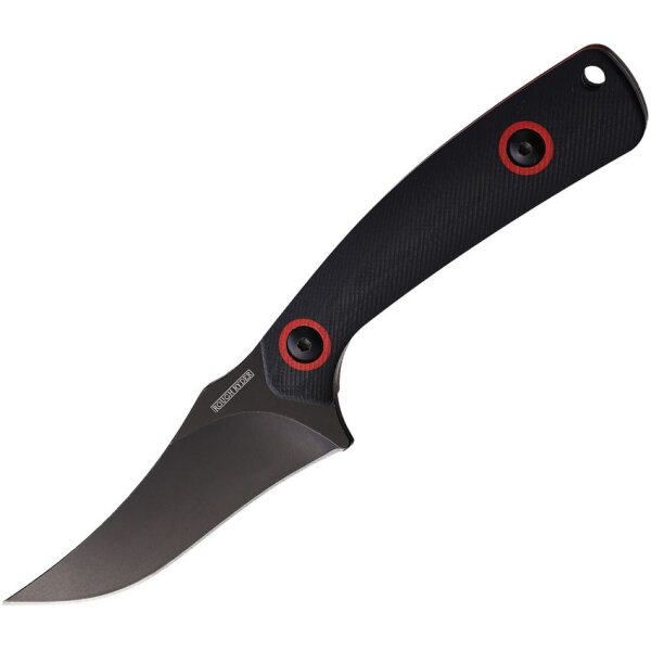 Rough Ryder CODE RED SKINNER Utility Neck Knife fixed Messer Kydexscheide rot schwarz