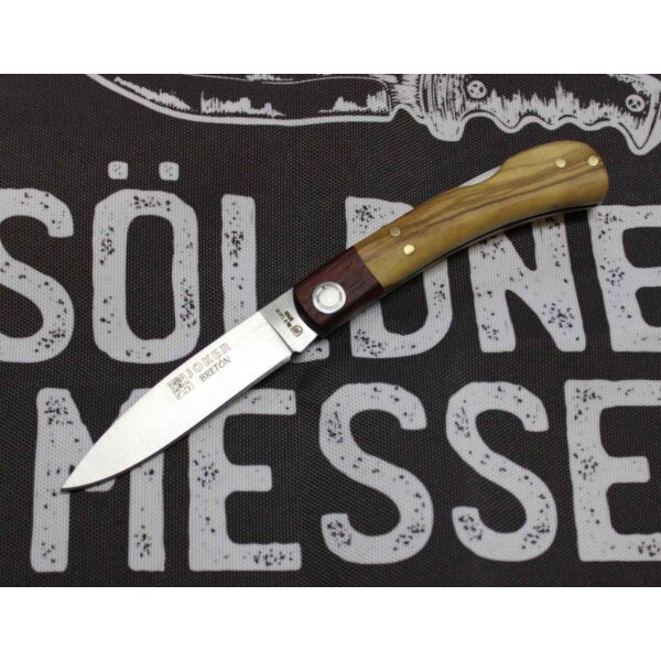 Joker Breton Madeira 4116 Olivenholz Braun Rot Taschenmesser Made in Spain