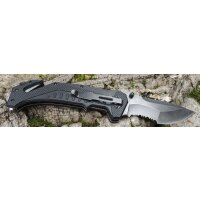BlackField SNIPER XXL Messer Rescue Knife Rettungsmesser Gurtschneider 88029