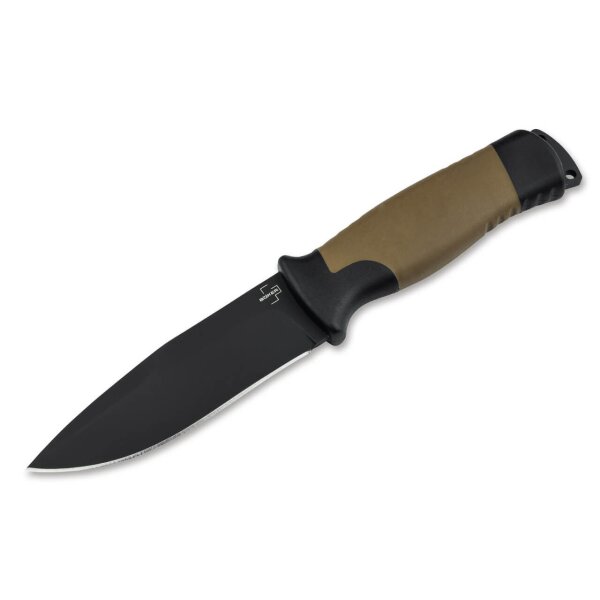 Böker Plus Desertman 12C27 Polypropylen Coyote inkl. Kunststoffscheide 02BO083