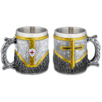 Tole10 CHAINMAIL Becher mit Henkel aus Resin
