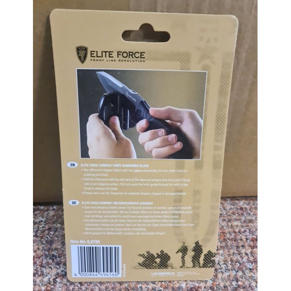 Elite Force Umarex Knife Sharpener Messerschärfer Keramik Carbid 2 Schärfegrade