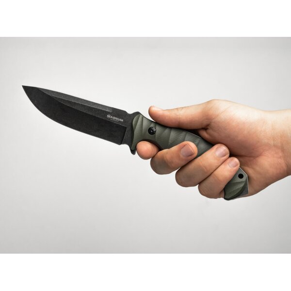 Böker Magnum Messer Persian Fixed Outdoormesser Bushcraft Knife 440 Stahl 02LG115