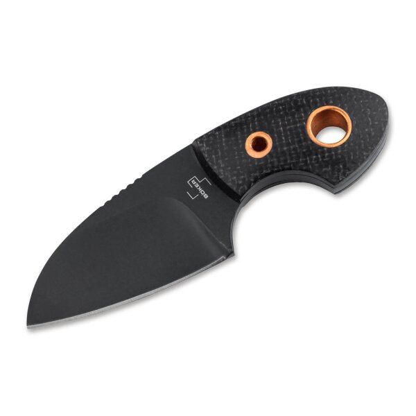 Böker Plus Gnome All Black Copper D2 Micarta Black 02BO084