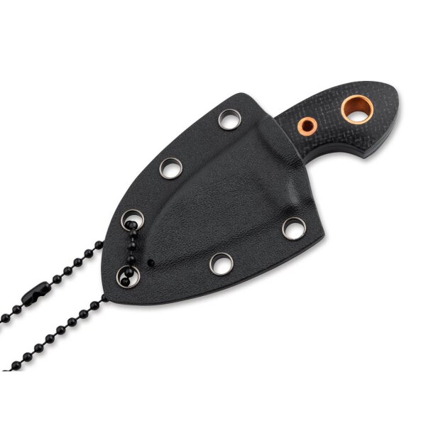 Böker Plus Gnome All Black Copper D2 Micarta Black 02BO084