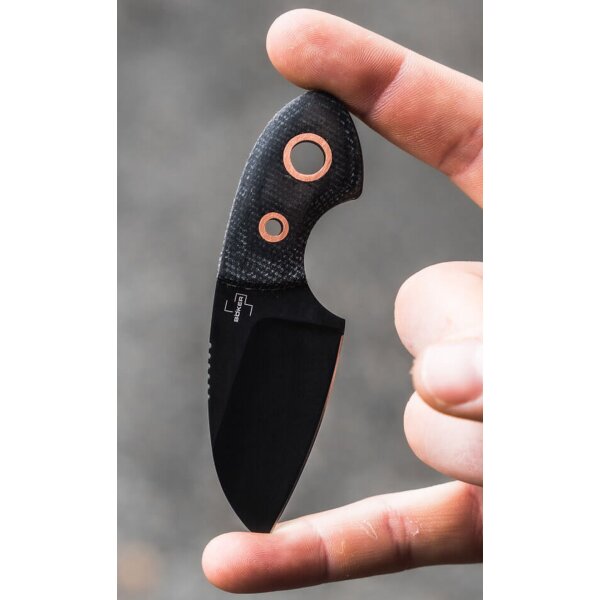 Böker Plus Gnome All Black Copper D2 Micarta Black 02BO084