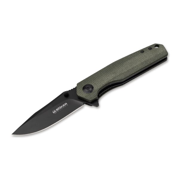 Böker Magnum Field Folder 440A Micarta Green Taschenmesser Messer 01SC006