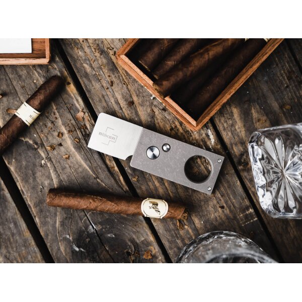 Böker Plus Cigar Cutter Zigarrenschneider Taschenmesser 01BO513