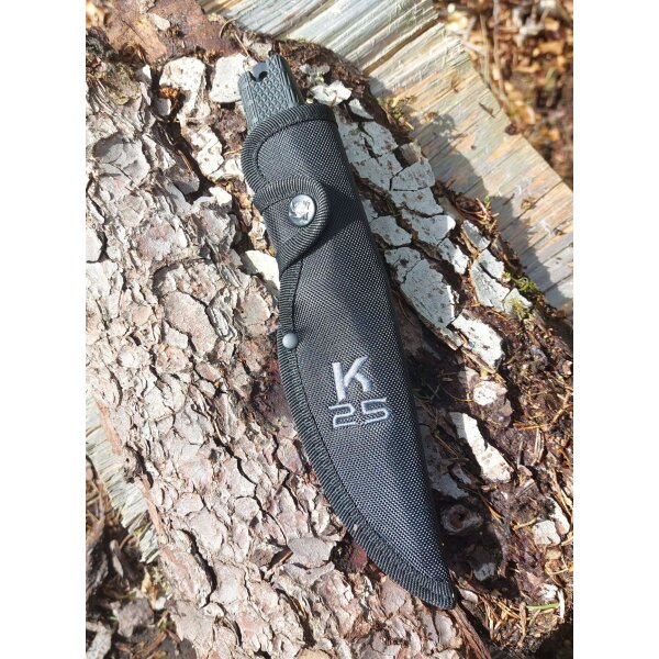 K25 PackBack 7Cr17MoV Gummi inkl. Nylonscheide