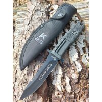 K25 PackBack 7Cr17MoV Gummi inkl. Nylonscheide