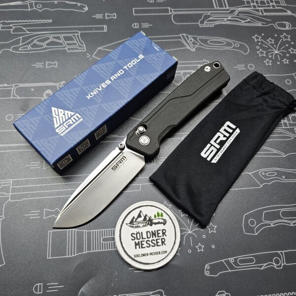 SRM Knives 7228L-MB1 Rubik  Messer 10Cr15CoMoV Micarta Griff
