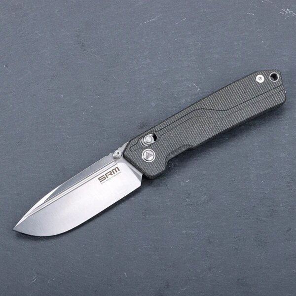 SRM Knives 7228L-MB1 Rubik  Messer 10Cr15CoMoV Micarta Griff