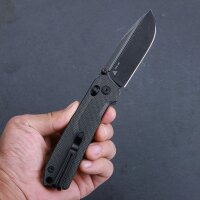 SRM Knives 7228L-MB2 Rubik Messer 10Cr15CoMoV Micarta Griff