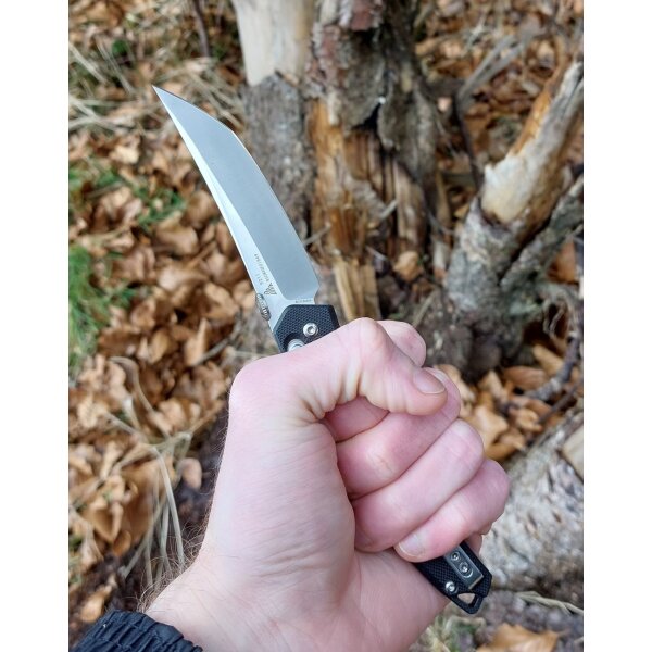 SRM Knives 9211 Ambi Lock 8Cr13MoV Schwarz G10