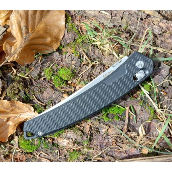 SRM Knives 9211 Ambi Lock 8Cr13MoV Schwarz G10