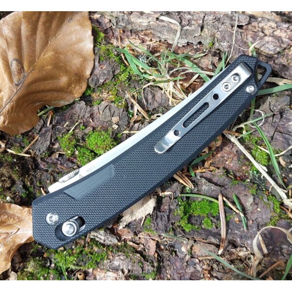 SRM Knives 9211 Ambi Lock 8Cr13MoV Schwarz G10