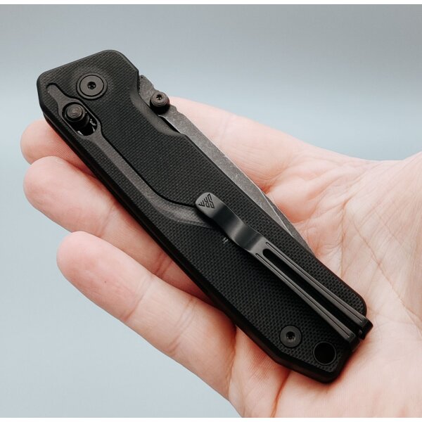 SRM Knives 7228L-GB Rubik Ambi Lock 10Cr15CoMoV G10 Griff