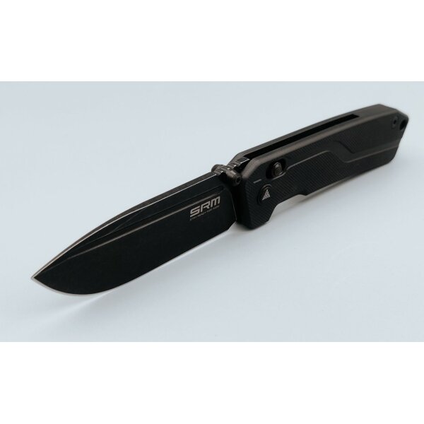 SRM Knives 7228L-GB Rubik Ambi Lock 10Cr15CoMoV G10 Griff
