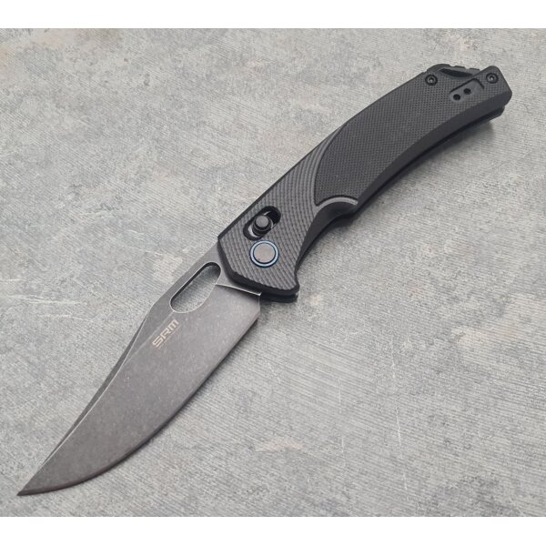 SRM Knives 9201-GB Retreiver D2 Stahl dark stonewashed