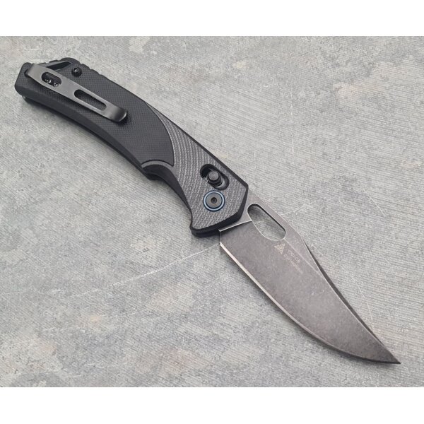 SRM Knives 9201-GB Retreiver D2 Stahl dark stonewashed