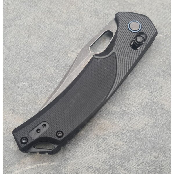 SRM Knives 9201-GB Retreiver D2 Stahl dark stonewashed