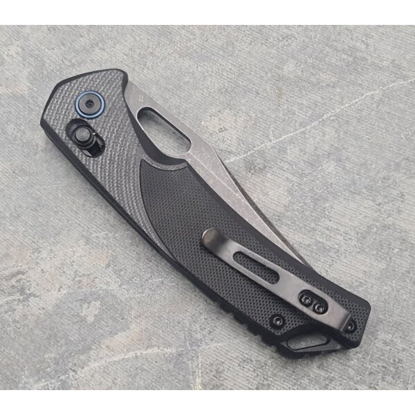 SRM Knives 9201-GB Retreiver D2 Stahl dark stonewashed