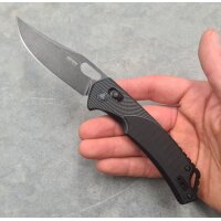 SRM Knives 9201-GB Retreiver D2 Stahl dark stonewashed