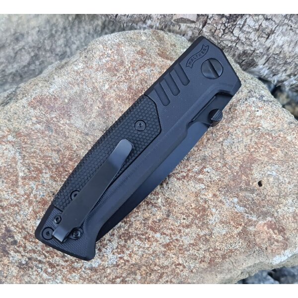 Walther PDP Spearpoint D2 G10 Black Linerlock