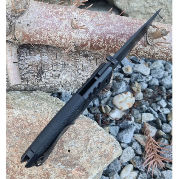 Walther PDP Tanto D2 G10 Black Linerlock