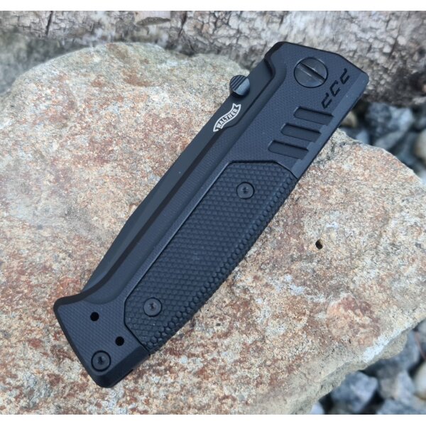 Walther PDP Tanto D2 G10 Black Linerlock