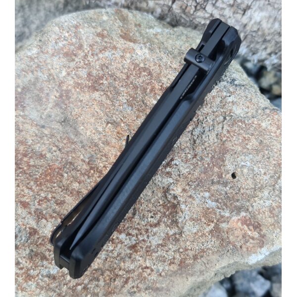 Walther PDP Tanto D2 G10 Black Linerlock