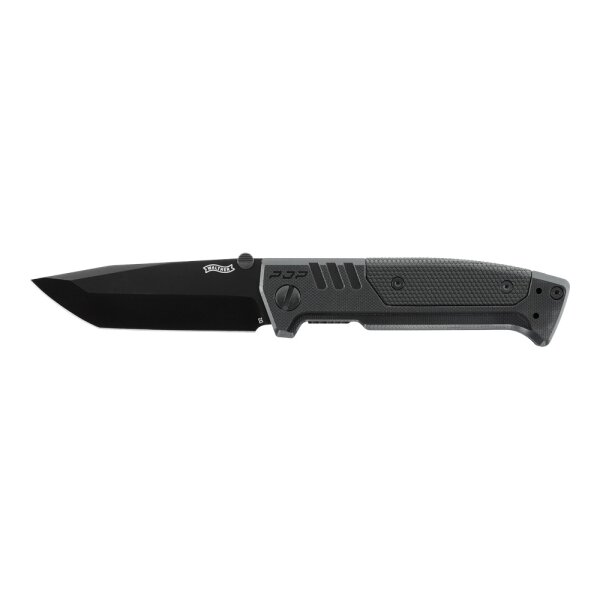 Walther PDP Tanto D2 G10 Black Linerlock