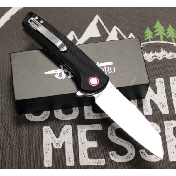 Joker Pro 14 D2 Kohlefaser / G10 Schwarz Linerlock
