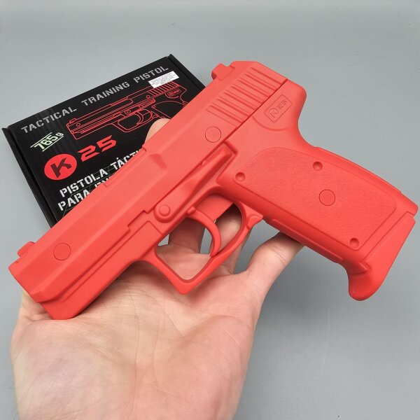 K25 Übungspistole aus Kunststoff rot 765g Attrappe Training Gun